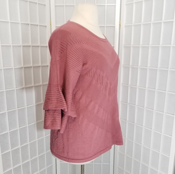 Avenue Bell Layered Pullover Sweater - 14/16 (1X) - Picture 6 of 8